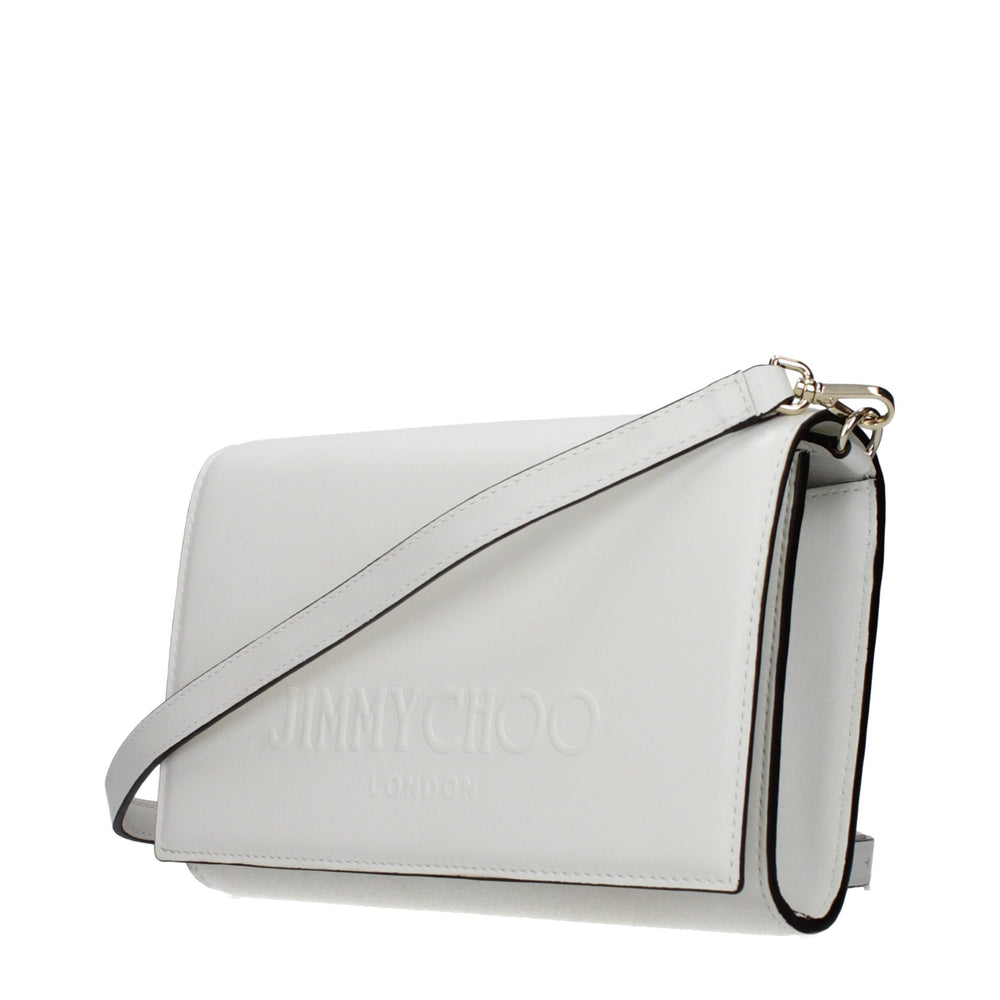 White Leather Clutch Bag