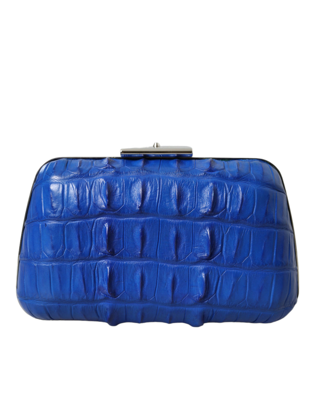 Blue Crocodile Leather Bag
