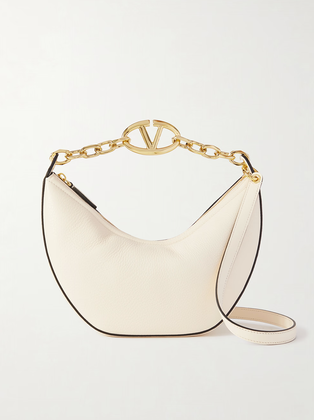 Small VLogo Hobo Bag