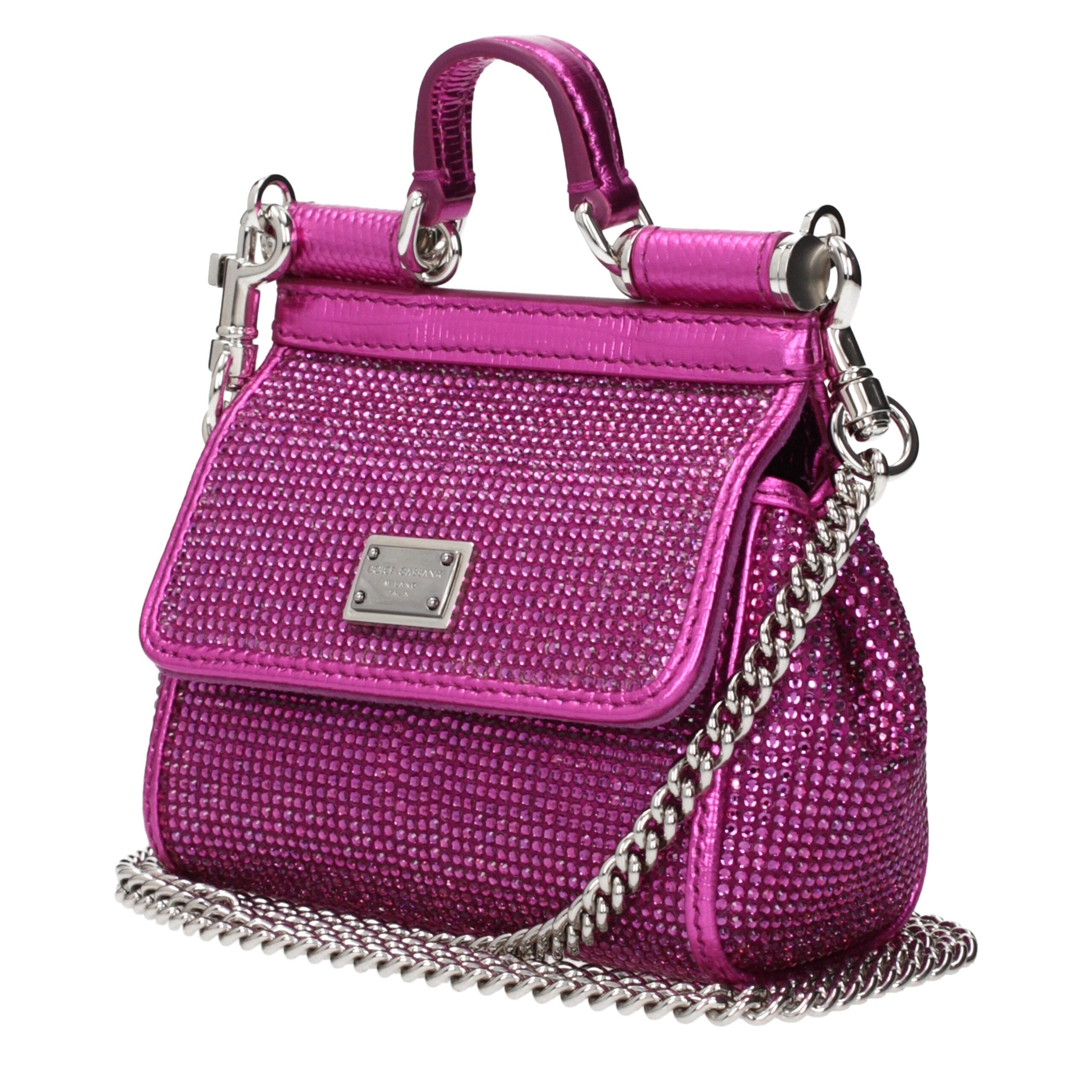 Pink Satin Bag